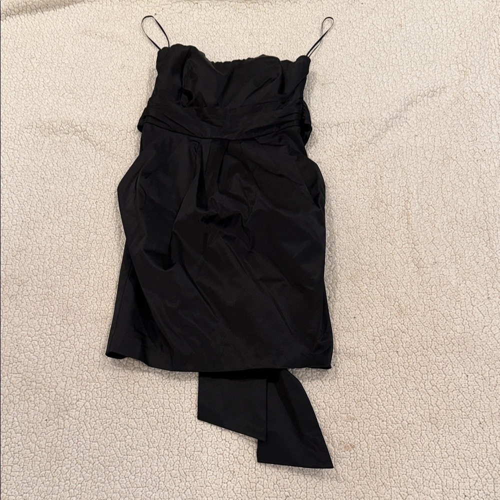 LC Lauren Conrad Strapless Black Dress